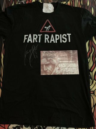 Stage Worn Fart Rapist Shirt Worn St Final Tennessee Show At Exit 111 Fest