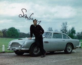 Sean Connery 007,  James Bond,  Aston Martin Signed Autograph 8x10 Photo