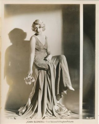 Joan Blondell 1930s First National 8 X 10 Lovely Glamour Press Photo