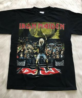 Vintage Iron Maiden Large Brave World 2000 Tour T - Shirt Black Single Stitch
