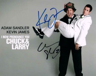 Kevin James Adam Sandler Signed 8x10 Photo Autographed Picture,