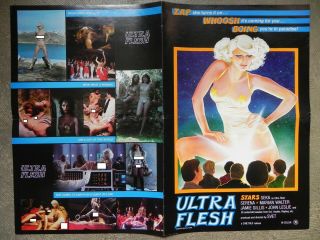 Ultra Flesh 1980 Pressbook Seka Lisa De Leeuw Svetlana Serena