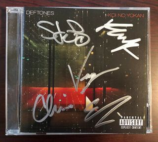 Deftones Koi No Yokan Cd Signed Autographed