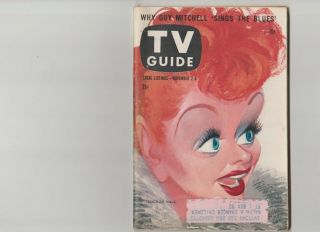 1957 Tv Guide Lucille Ball November 2 - 8 1957