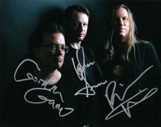 Violent Femmes Real Hand Signed 8x10 Photo 1 By All 3 Members Gordon Gano
