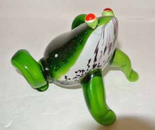 Adorable Murano Art Glass Frog Figure Figurine Sculpture Statue Gift Ready