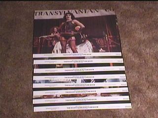 Rocky Horror Picture Show 1975 11x14 Lobby Card Set Cult Fave