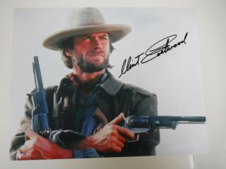 Clint Eastwood Signed Spaghetti Western Photo