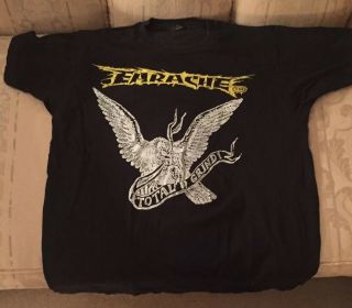 Vintage Earache Records T Shirt Xl Bolt Thrower Napalm Death Carcass Old