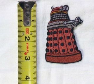 Doctor Who Red Dalek Patch - -