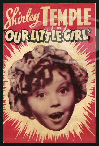1935 Fox Film 4 - Page Movie Herald - Shirley Temple In Our Little Girl