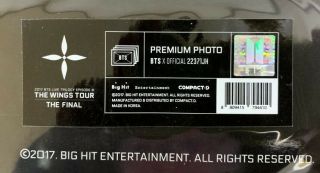 BTS - The Wings Tour Final Premium Photo JHOPE 3