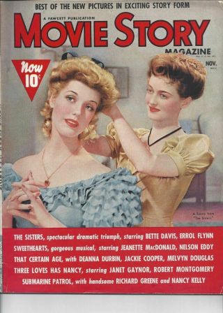 Movie Story - Bette Davis - November 1938