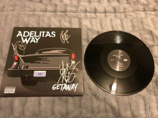 Adelitas Way Getaway Autographed 12” Vinyl (signed Record)
