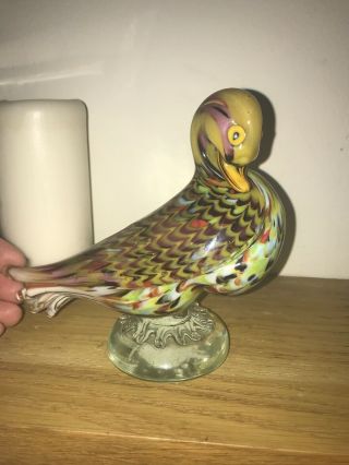 Murano Glass Duck La Tour Rare ❤️ Not Signed La Tour D’argent Paris Duck