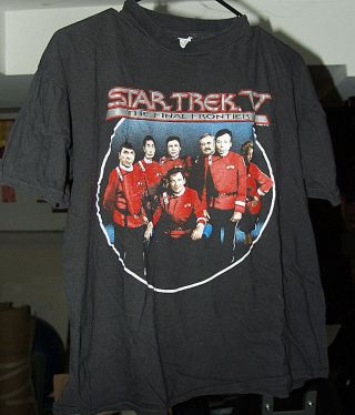 Star Trek The Final Frontier Tee Shirt Size Medium