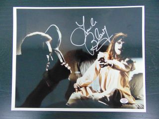 " The Exorcist " Linda Blair Hand Signed 8x10 B&w Photo Paas