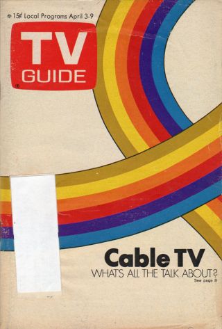 1971 Tv Guide - Cable Tv - Andy Griffith Show - Lee Meriwether - Anthony Quayle
