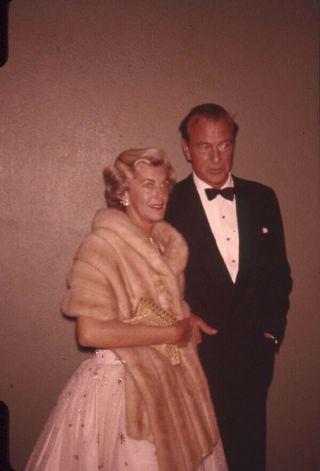 Gary Cooper Rare 127 Slide Candid In Tuxedo At Event 1950 