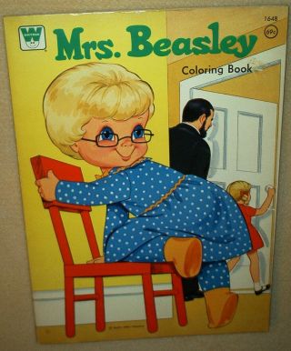 Family Affair - 1975 Mrs.  Beasley Coloring Book By Whitman 1648