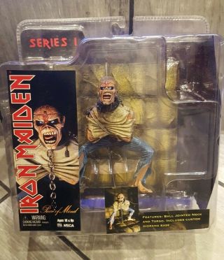 Iron Maiden Eddie Piece Of Mind Figure Neca Series 1 Figurine.