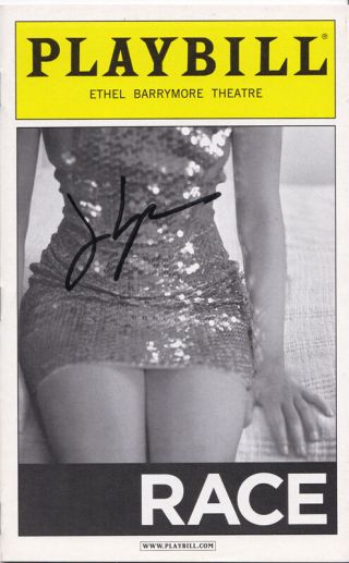 James Spader The Blacklist Signed Autograph Race Broadway Playbill