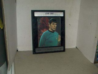 Framed Signed Photo Of Spock