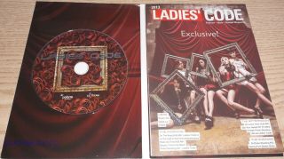 LADIE ' S CODE CODE 01 나쁜여자 1st Mini K - POP REAL SIGNED AUTOGRAPHED PROMO CD 3