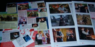 Outlander Caitriona Balfe Sam Heughan 19 pc German Clippings Full Pages Poster 2