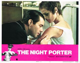 The Night Porter Lobby Card Dirk Bogarde Kisses Arm Charlotte Rampling