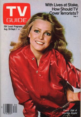 1978 Tv Guide - Cheryl Ladd - Charlie’s Angels - Talk Shows - Tv Animals - Ads