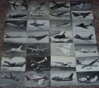 28 Vintage Military Air Plane Penny Arcade Cards,  U.  S.  Air Force,  Postcard Size