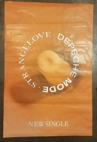 Depeche Mode Strangelove Huge 40” X 60 " Store Display Promo Only Poster