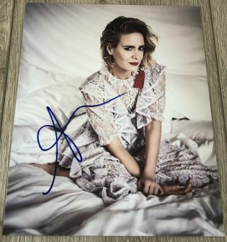 Sarah Paulson Signed Autograph American Horror Crime Story 8x10 Photo W/proof
