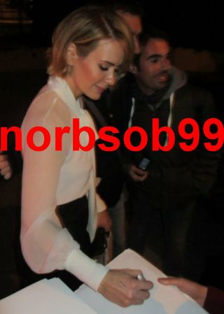 SARAH PAULSON SIGNED AUTOGRAPH AMERICAN HORROR CRIME STORY 8x10 PHOTO w/PROOF 2