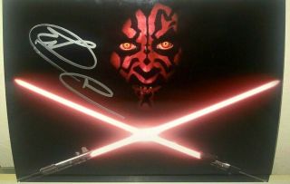 Ray Park Darth Maul Star Wars Actor Signed Autographed 8x10 Photo W/proof Rare