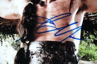 Photo signed by JASON MOMOA,  with,  8x10,  Games of Thrones,  Khal Drogo 3