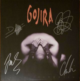 Gojira Terra Incognita Signed Autographed Gray Vinyl Lp