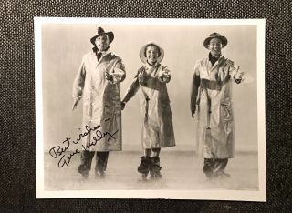 Gene Kelly 8x10 Singing In The Rain Autographed Photo