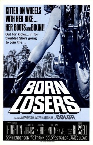 Born Losers Pressbook,  Tom Laughlin (billy Jack) Jane Russell,  Elizabeth James