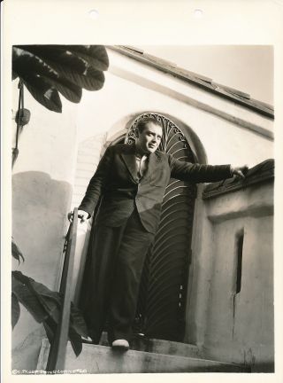 Peter Lorre Candid Home Vintage 1935 Crime And Punishment Schafer Photo