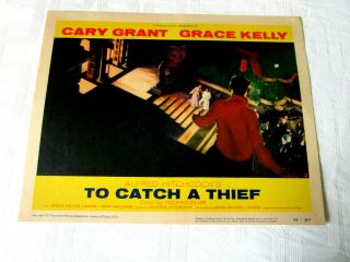 To Catch A Thief,  Grant,  Hitchcock,  Lobby Card 2 1955