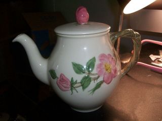 Rare Vintage Franciscan Desert Rose Individual Teapot Mark California