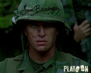 Tom Berenger Signed Autograph Platoon In Person 8x10 With