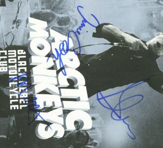 Arctic Monkeys autographed gig poster Alex Turner,  Matt Helders,  Jamie Cook 2