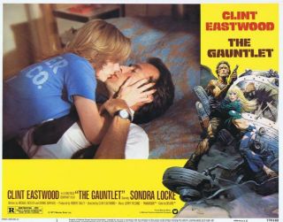 Gauntlet - 1977 - 3 Orig 11x14 Lobby Cards - 1,  7,  8 - Clint Eastwood,  S.  Locke