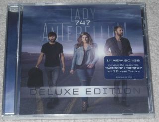 Lady Antebellum Signed 747 Deluxe CD - RARE Autograph Charles Kelly Hillary Scott 2