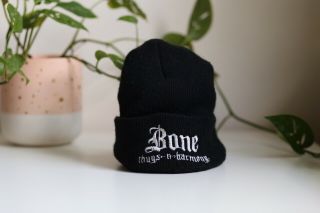 Vintage Bone Thugs N Harmony Winter Knit Hat Beanie Embroidered Rare
