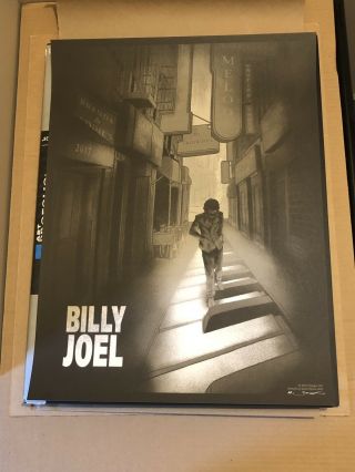 Billy Joel James Flames Limited Edition 18x24 Poster /500 Signed By Artist