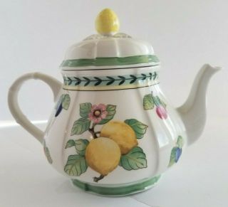 Villeroy & Boch 4 Cup Teapot In French Garden Fleurence Pattern